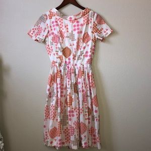 50s or 60s Vintage Day Dress